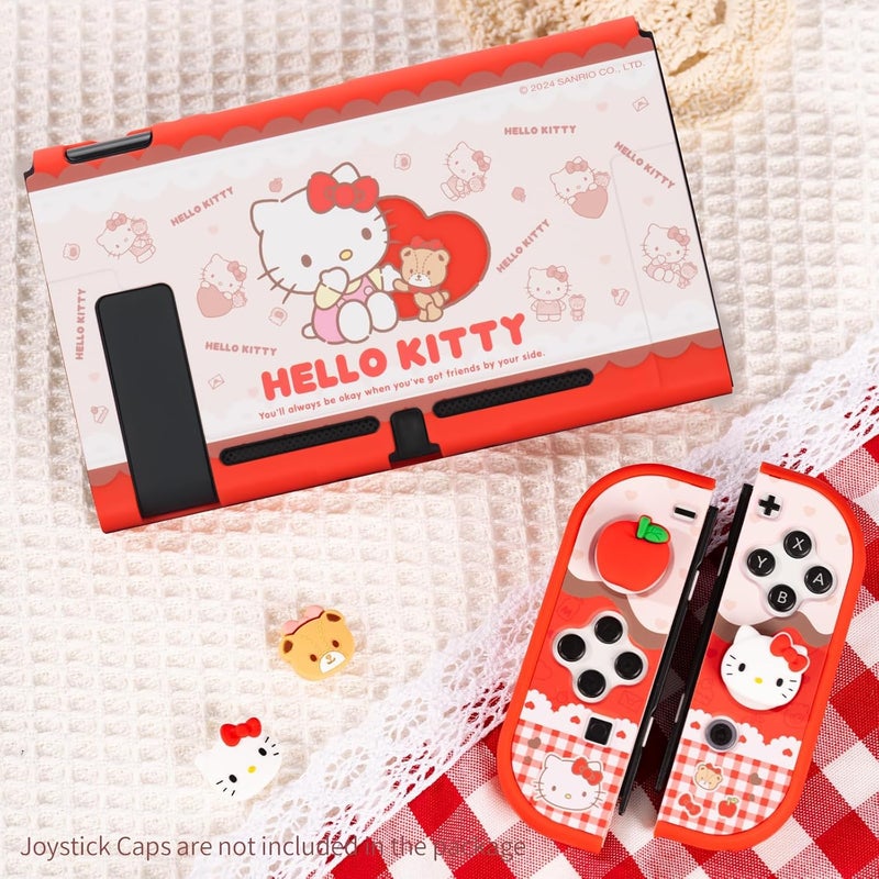 Kuitmor Protective Shell Kawaii Cartoon Dockable Case for Switch,Anti-Scratch and Shock-Absorption Design Cover Skin - HLK (for Switch 2017) - Image 5